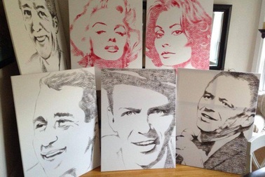 Vẽ tranh bằng cách... hôn lên giấy