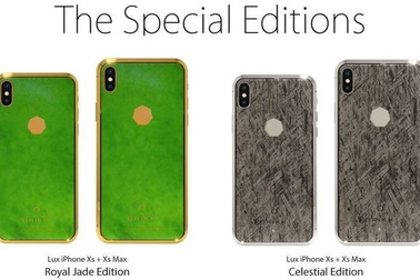 “Choáng” với chiếc iPhone XS làm bằng đá ngoài hành tinh, giá 3 triệu USD​