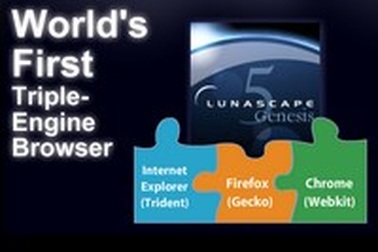 Lunascape - Trình duyệt web “3 trong 1”