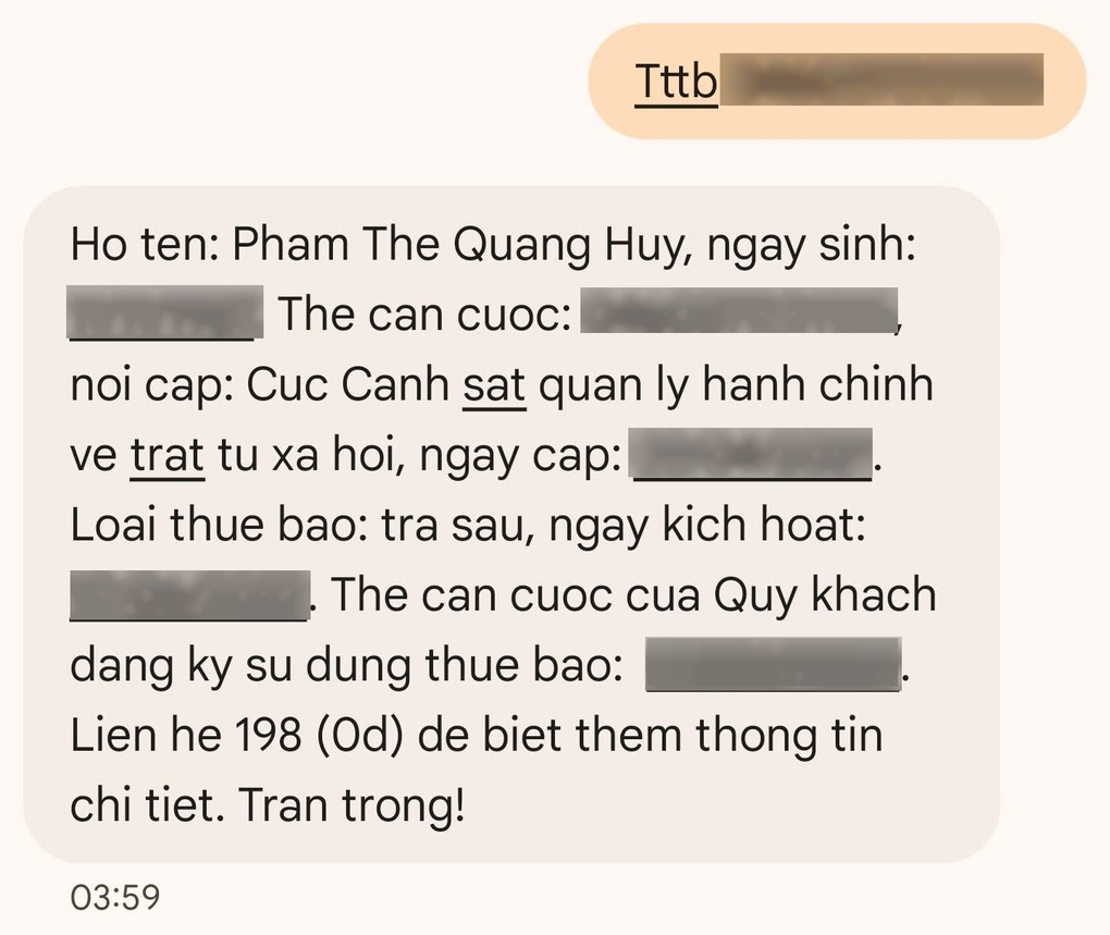 Hướng dẫn kiểm tra thông tin thuê bao di động để không bị khóa SIM - 2