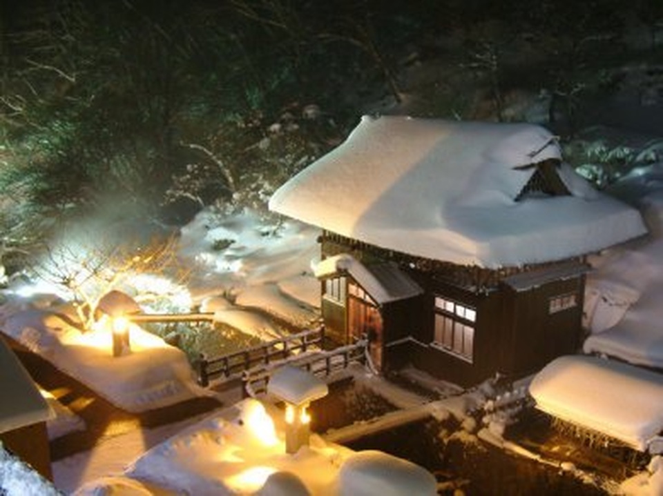 Vẻ đẹp onsen Nhật Bản trong tuyết mùa đông - 7 Vẻ đẹp onsen Nhật Bản trong tuyết mùa đông - 7