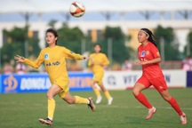 Đội Hà Nội vô địch lượt đi giải bóng đá nữ vô địch quốc gia 2025