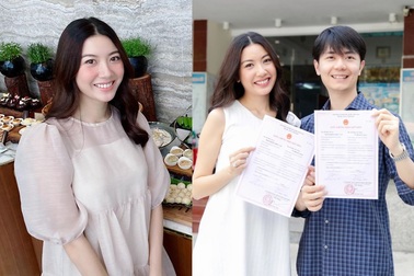 Phản ứng của Á hậu Thuý Vân trước tin đồn mang thai con đầu lòng?