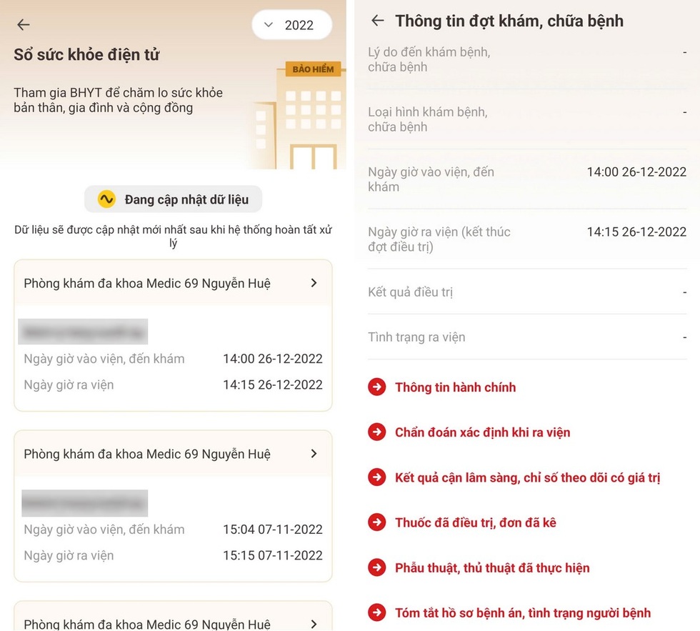 Tra cứu lịch sử khám bệnh và đơn thuốc đã được kê thông qua ứng dụng VNeID - 3 Tra cứu lịch sử khám bệnh và đơn thuốc đã được kê thông qua ứng dụng VNeID - 3