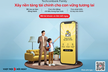 Techcombank Family giúp cha mẹ đồng hành tài chính cùng con