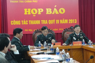 Năm 2013, xử lý 41 người đứng đầu để xảy ra tham nhũng