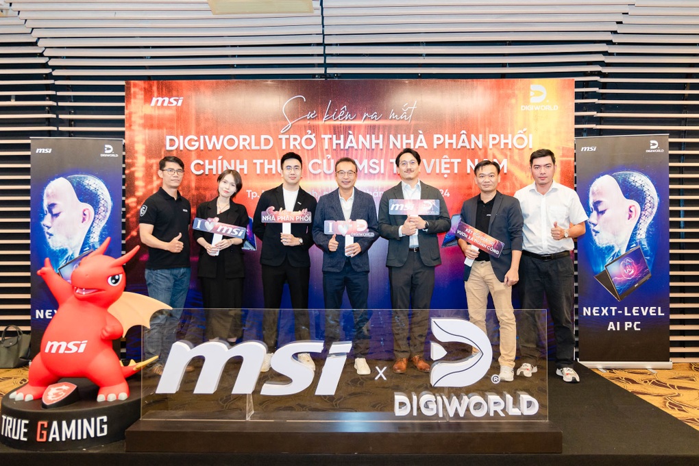 Digiworld hợp tác MSI, phân phối laptop chinh phục thị trường Việt Nam - 3 Digiworld hợp tác MSI, phân phối laptop chinh phục thị trường Việt Nam - 3