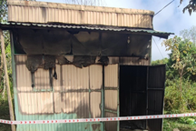 Chốt bảo vệ rừng cháy rụi, nghi bị phóng hỏa