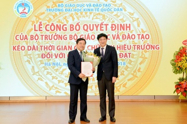 Kéo dài thời gian giữ chức vụ với Hiệu trưởng trường ĐH Kinh tế quốc dân