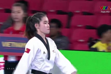 Mộng Quỳnh giành HCV nội dung quyền sáng tạo cá nhân nữ, taekwondo