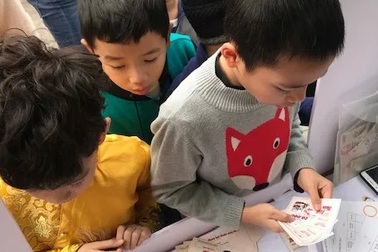 Hà Nội: Học sinh trải nghiệm cái Tết thời mậu dịch