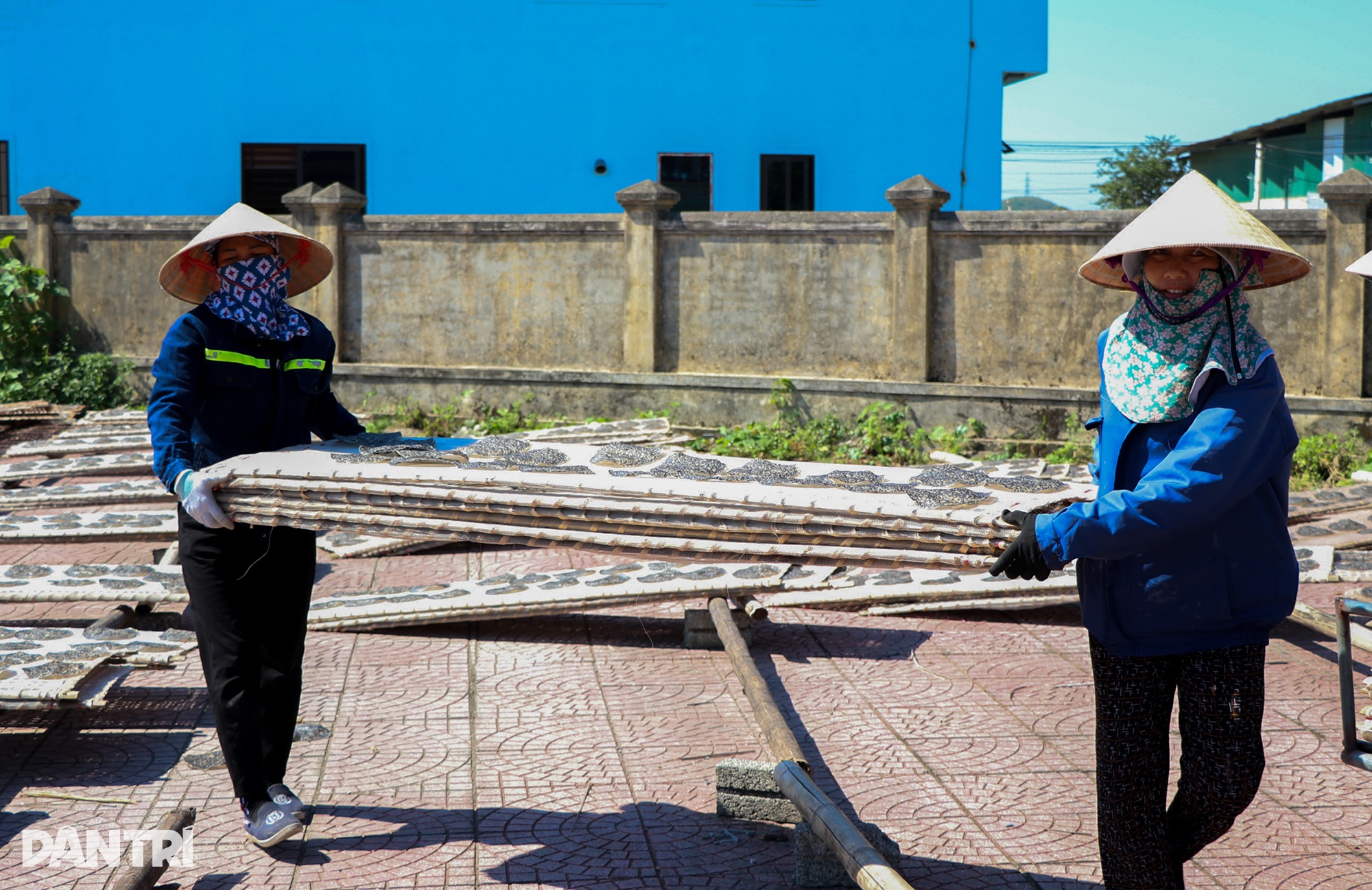 កន្លែងដែលស្ត្រីសម្ងួតចង្ក្រាន និងហាលថ្ងៃដើម្បីបង្កើតនំដែលនាំមកនូវចំណូលចំនួន ៤,៥ ពាន់លានដុងក្នុងមួយឆ្នាំ - ១១ Nơi phụ nữ hong bếp, phơi nắng tạo ra thứ bánh mang về 4,5 tỷ đồng mỗi năm - 11