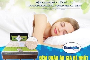 Đệm cao su Dunlopillo nâng niu bạn đến từng giấc ngủ