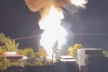 Cháy đường dây điện trung thế, một người bị thương, 4 ngôi nhà thiệt hại