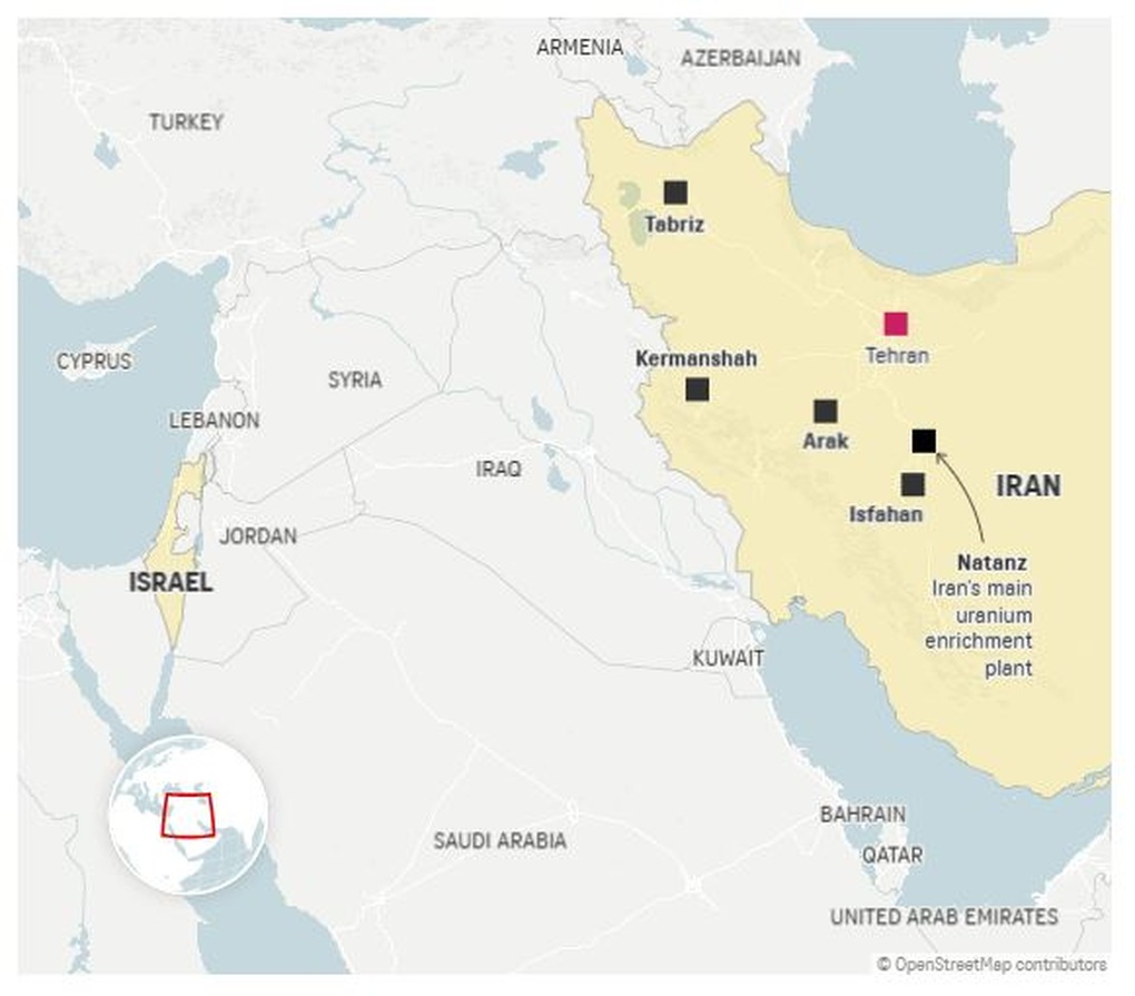 Chiến dịch “giăng lưới bí mật của Israel trước khi dội hỏa lực vào Iran - 2 Chiến dịch “giăng lưới bí mật của Israel trước khi dội hỏa lực vào Iran - 2