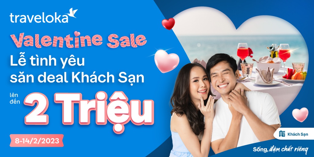 Traveloka ra mắt chương trình ưu đãi dịp Valentine - 1 Traveloka ra mắt chương trình ưu đãi dịp Valentine - 1