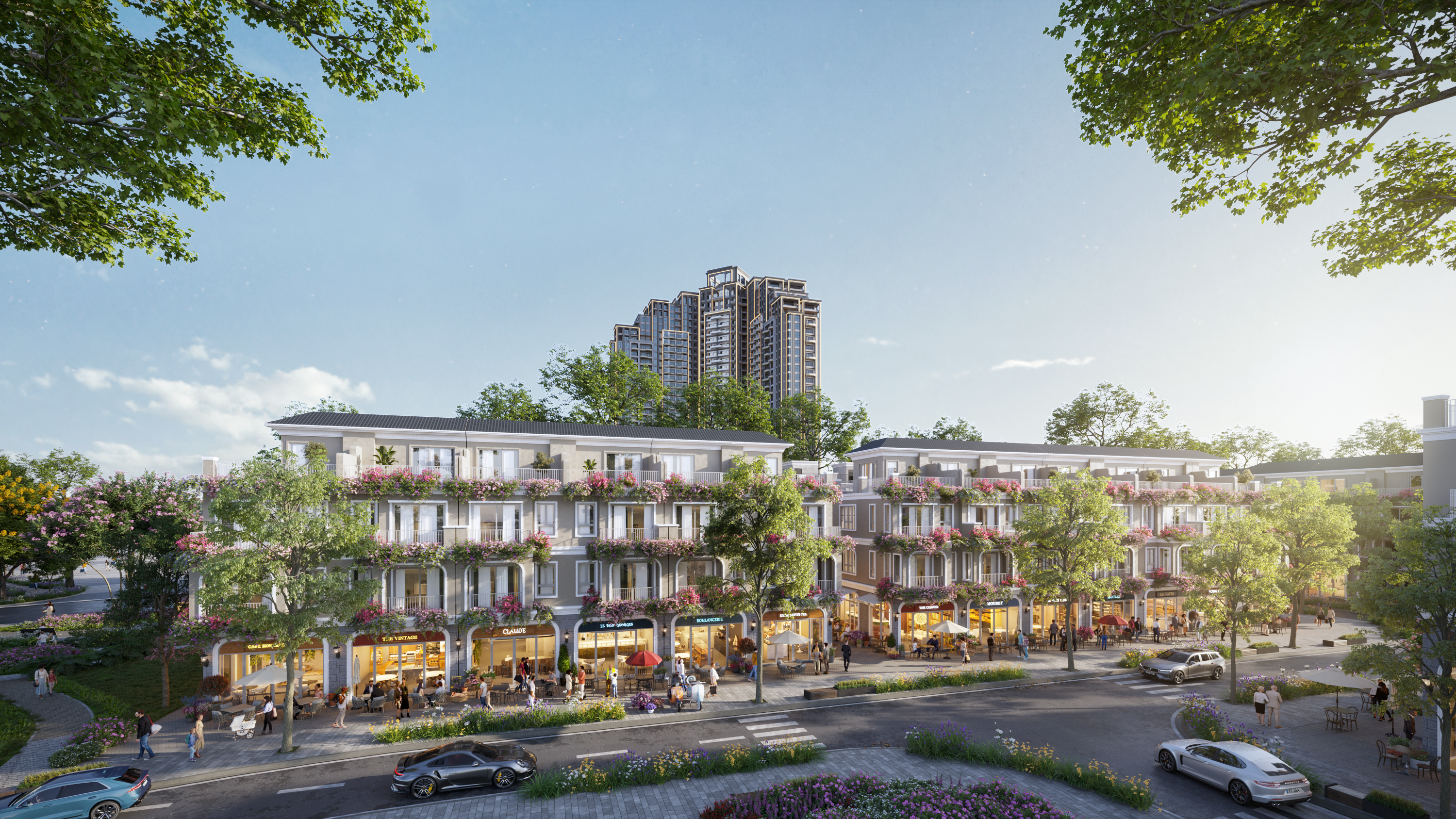 ការទាក់ទាញនៃទីតាំង pentagon ពេជ្រនៃទីប្រជុំជនការ៉េត្រួសត្រាយនៅ Nghe An - 4 Sức hút từ vị trí ngũ giác kim cương của nhà phố quảng trường tiên phong tại Nghệ An - 4