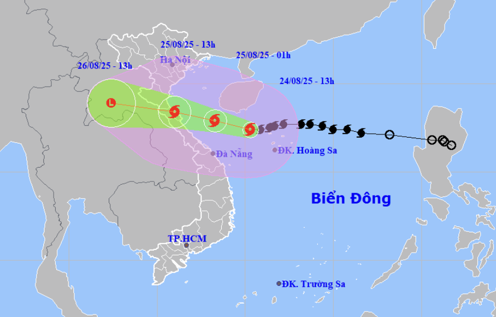 Bão Kajiki đã mạnh lên cấp 13-14, có thể tương đương bão Yagi - 2 Bão Kajiki đã mạnh lên cấp 13-14, có thể tương đương bão Yagi - 2