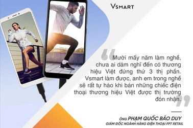"Chưa ai dám nghĩ có ngày thương hiệu Việt đứng thứ 3 thị trường smartphone"
