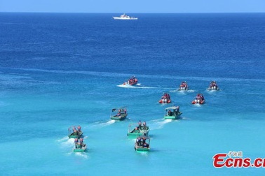 Trung Quốc ngang nhiên diễn tập trên đảo Phú Lâm của Việt Nam