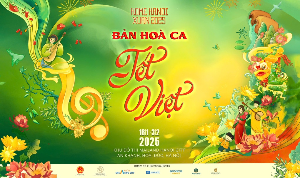 Bản hòa ca Tết Việt trên đường hoa Home Hanoi Xuan 2025 - 1 Bản hòa ca Tết Việt trên đường hoa Home Hanoi Xuan 2025 - 1