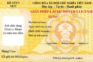 Xem mẫu giấy phép lái xe cơ giới đường bộ mới