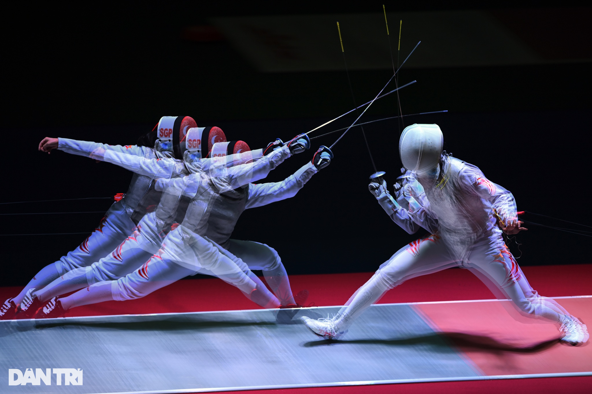 Ngắm những đường kiếm sáng loáng nhanh như điện tại SEA Games 31 - 9 Ngắm những đường kiếm sáng loáng nhanh như điện tại SEA Games 31 - 9