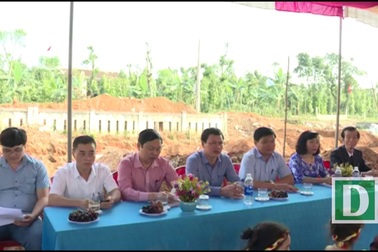 Hình ảnh về Lễ khởi công công trình phòng học Dân trí tại Quảng Bình