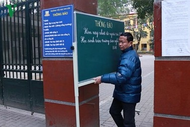 Học sinh nghỉ học tránh rét: Cơ quan bố mẹ thành nhà trẻ