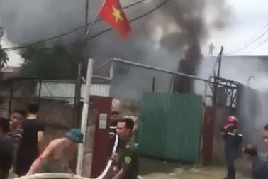 Cháy ở Bát Đàn - Hà Nội