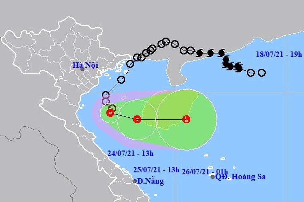 Áp thấp nhiệt đới đi ra ngoài, nhiều nơi trên đất liền vẫn mưa rất to - 1 Áp thấp nhiệt đới đi ra ngoài, nhiều nơi trên đất liền vẫn mưa rất to - 1