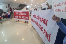 Phụ huynh tố Apax English Đà Nẵng thất hứa, đòi hoàn trả 593 triệu đồng