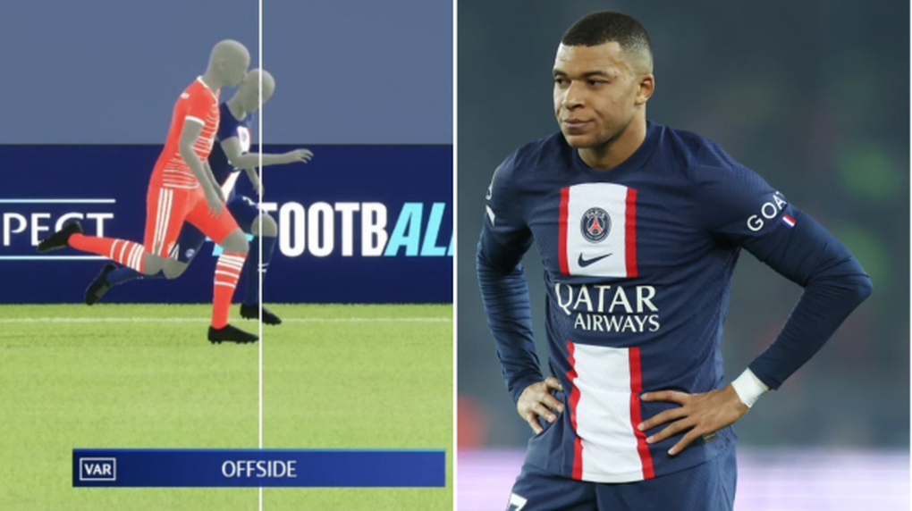 Phản ứng bất ngờ của Mbappe khi bị từ chối bàn thắng - 1
