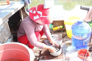 Dân thương hồ đón Tết trên sông