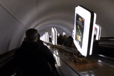 Ga tàu điện ngầm Ukraine nằm sâu nhất thế giới, có thể chống bom hạt nhân