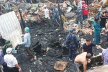 Cháy lớn ở đảo Nam Du thiêu rụi 2 căn nhà