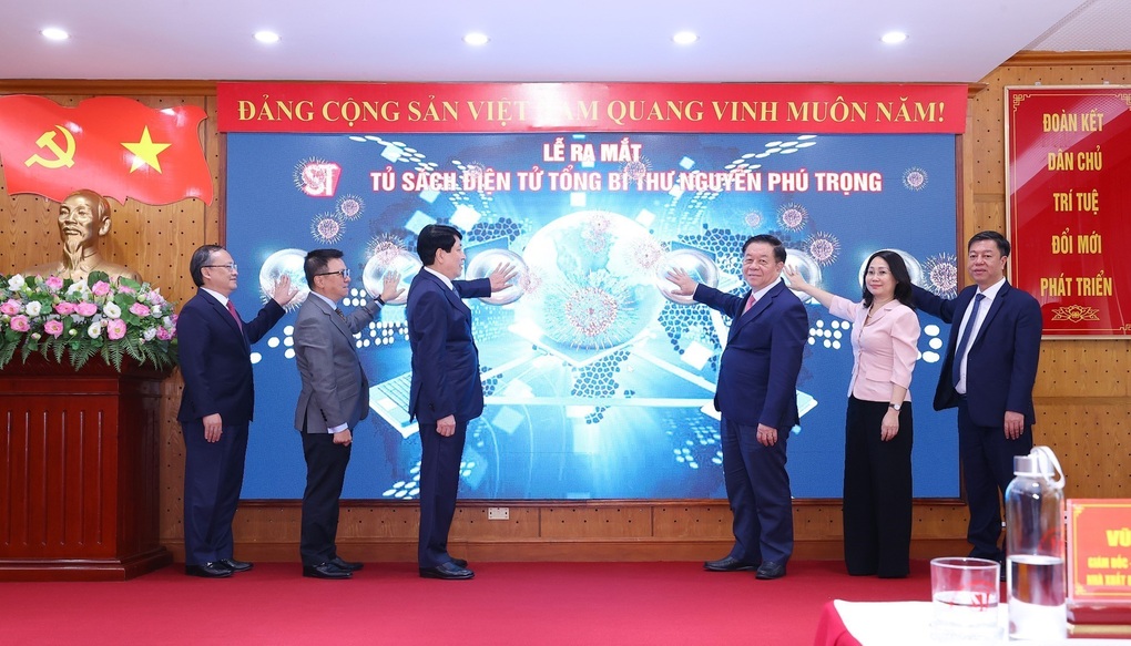 Ra mắt Tủ sách điện tử Tổng Bí thư Nguyễn Phú Trọng - 1 Ra mắt Tủ sách điện tử Tổng Bí thư Nguyễn Phú Trọng - 1