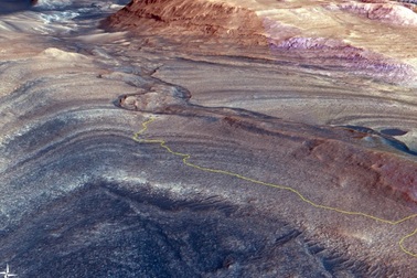 Phát hiện bất ngờ ẩn giấu trong hòn đá trên sao Hỏa