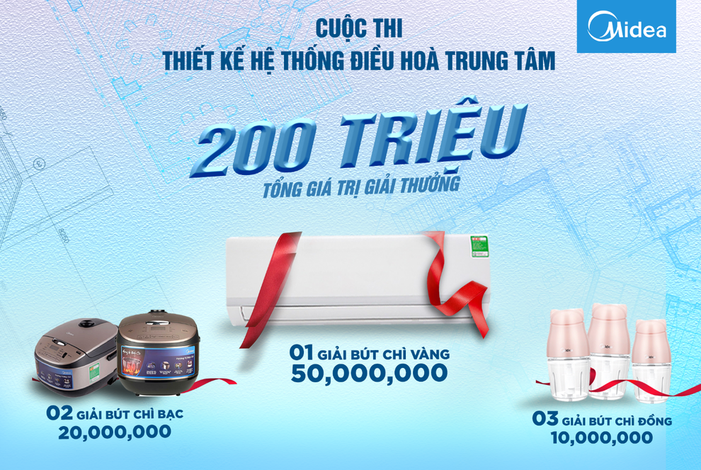 Thương hiệu Midea tổ chức cuộc thi thiết kế hệ thống điều hòa không khí trung tâm - 2 Thương hiệu Midea tổ chức cuộc thi thiết kế hệ thống điều hòa không khí trung tâm - 2