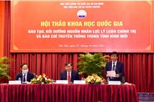 Đào tạo nhân lực báo chí "vững như kiềng 3 chân" trong tình hình mới