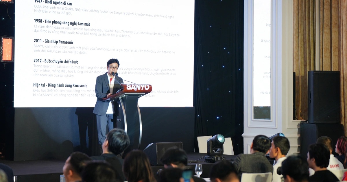 Panasonic công bố lộ trình phát triển thương hiệu điều hòa SANYO tại Việt Nam