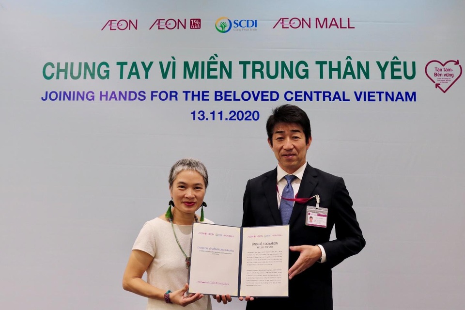Tập đoàn AEON trao gửi tấm lòng nhân ái đến miền Trung thân yêu - 1 Tập đoàn AEON trao gửi tấm lòng nhân ái đến miền Trung thân yêu - 1
