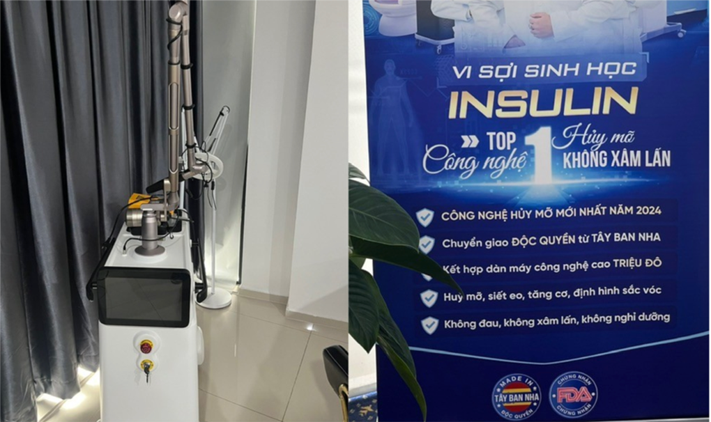 TPHCM: Làm rõ quảng cáo cấy vi sợi sinh học Insulin để giảm béo - 1 TPHCM: Làm rõ quảng cáo cấy vi sợi sinh học Insulin để giảm béo - 1