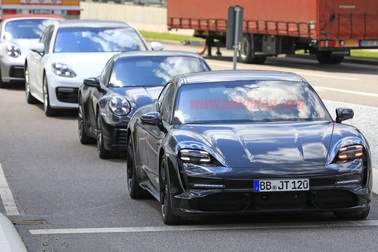 Hình ảnh rõ nét đầu tiên của tân binh Porsche Taycan