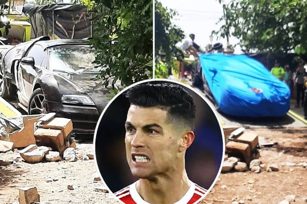 Cristiano Ronaldo's super sports car worth 48 billion VND crashed - 1