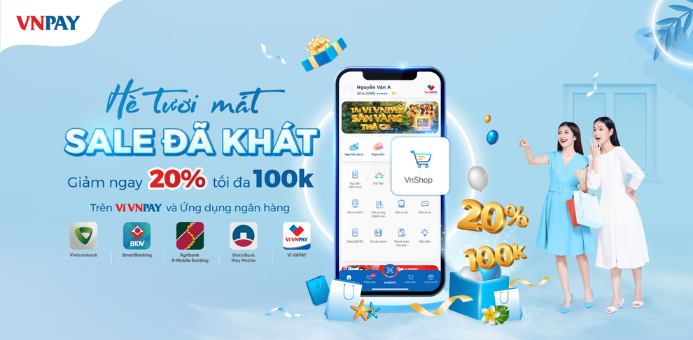Trải nghiệm mua sắm siêu tiện lợi, an toàn, ngập tràn ưu đãi trên ứng dụng ngân hàng và ví VNPAY - 2 Trải nghiệm mua sắm siêu tiện lợi, an toàn, ngập tràn ưu đãi trên ứng dụng ngân hàng và ví VNPAY - 2