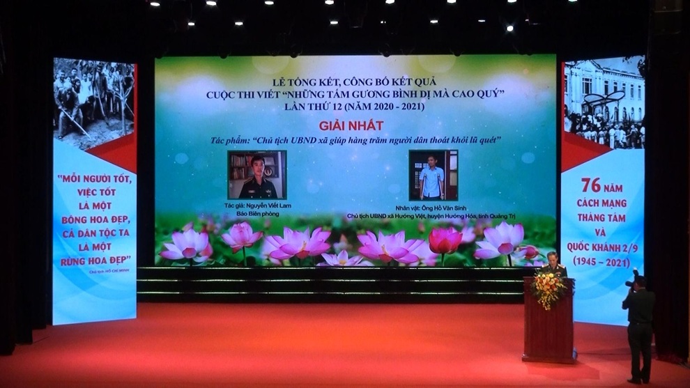 Tổng kết Cuộc thi viết Những tấm gương bình dị mà cao quý lần thứ 12 - 2 Tổng kết Cuộc thi viết Những tấm gương bình dị mà cao quý lần thứ 12 - 2