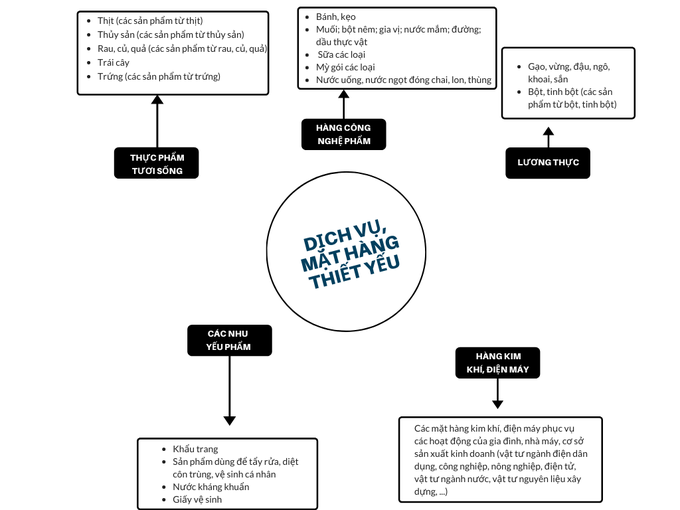 Danh mục hàng hóa, dịch vụ thiết yếu gồm những gì? - Ảnh 2.