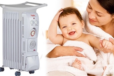 Sưởi dầu SAIKO, giải pháp tối ưu cho người già và trẻ nhỏ
