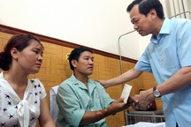 Phi công Nguyễn Hữu Cường đang dần bình phục